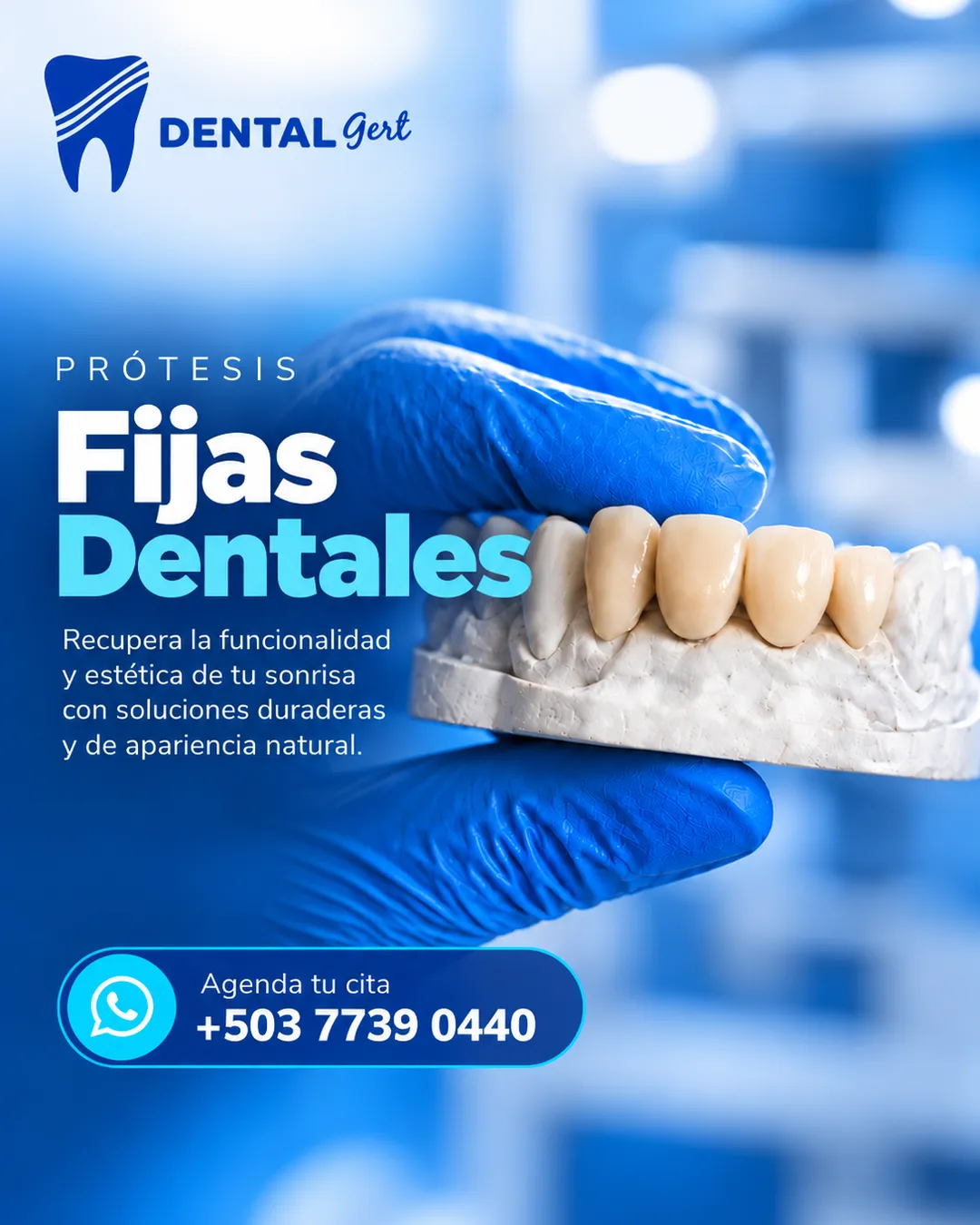 Pieza «Prótesis fijas dentales»: soluciones duraderas y de apariencia natural.