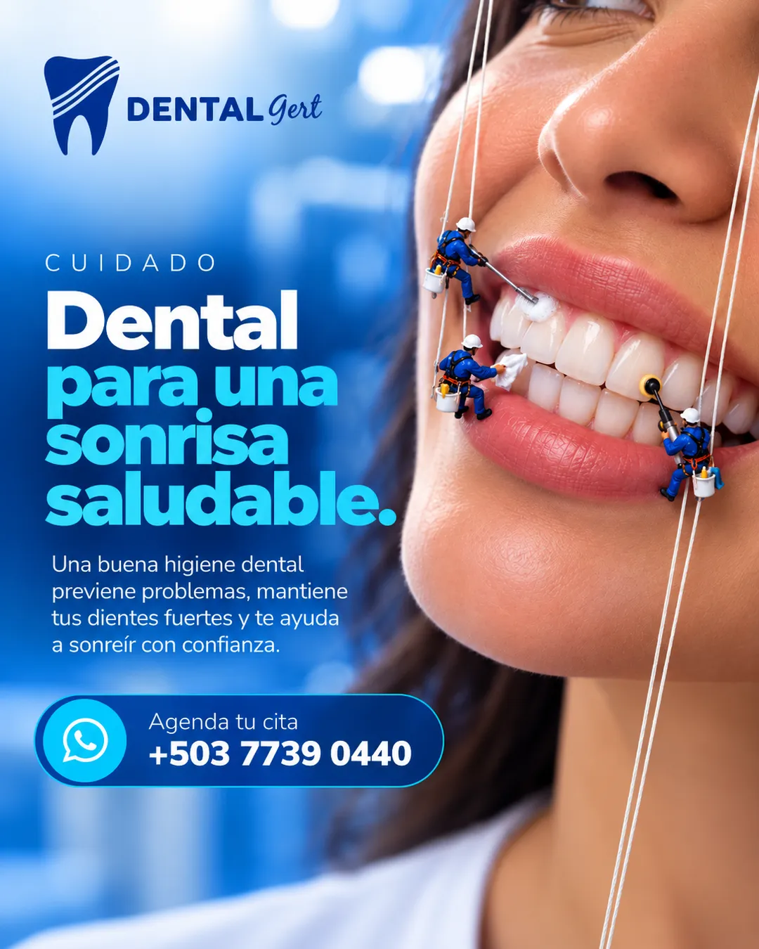 Pieza «Cuidado dental para una sonrisa saludable»: una buena higiene previene problemas.